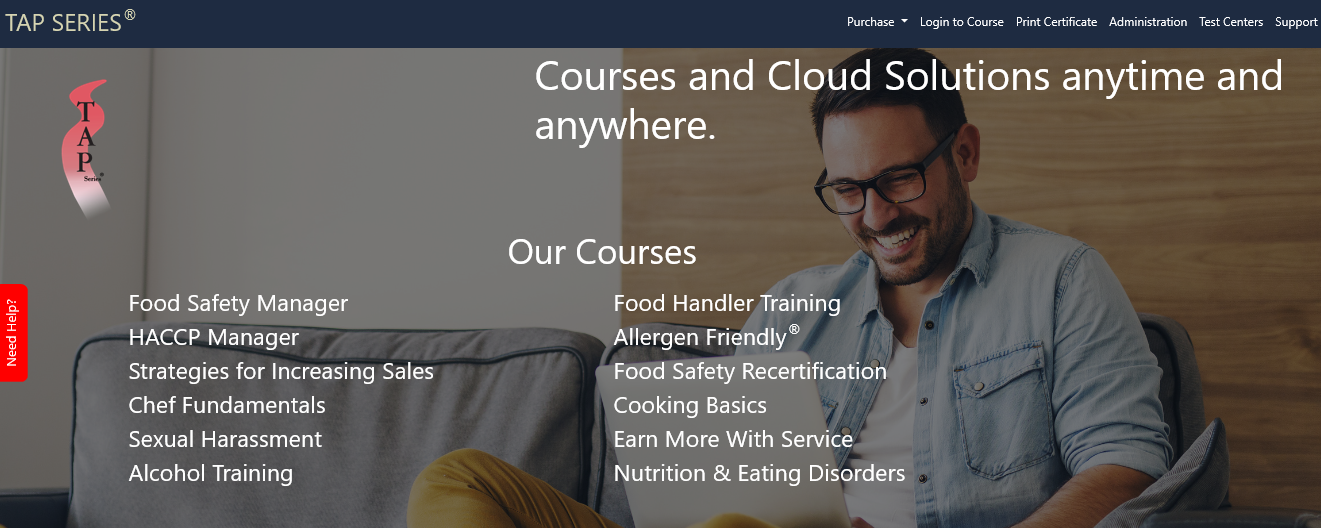 TAP Series Online Courses and Cloud Solutions