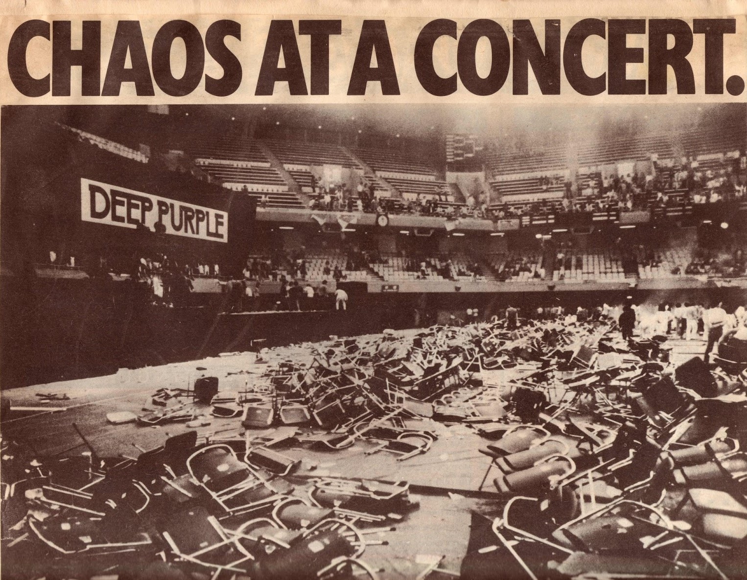 洋楽 DEEP PURPLE / CHAOS AT A CONCERT. Deep Purple misses Las Vegas, NV concert