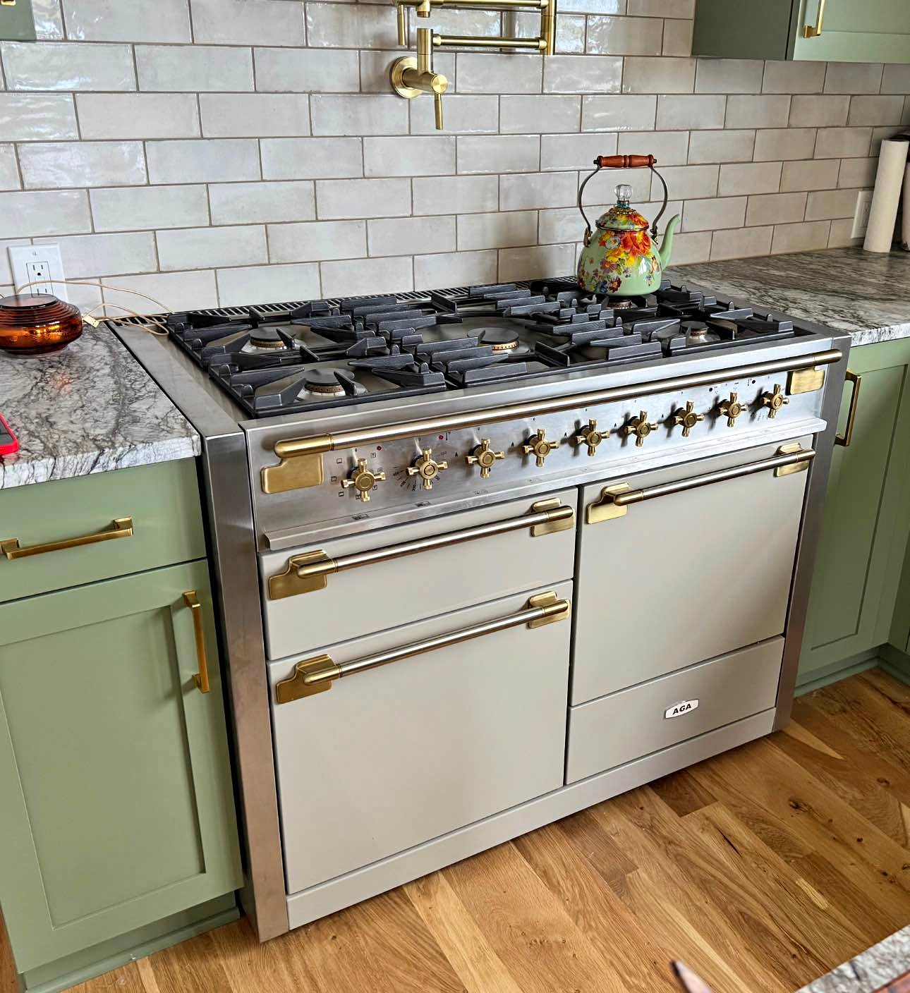 AGA Range Cooker Gas Stove Beige Stainless Steel - Ranges & Ovens ...
