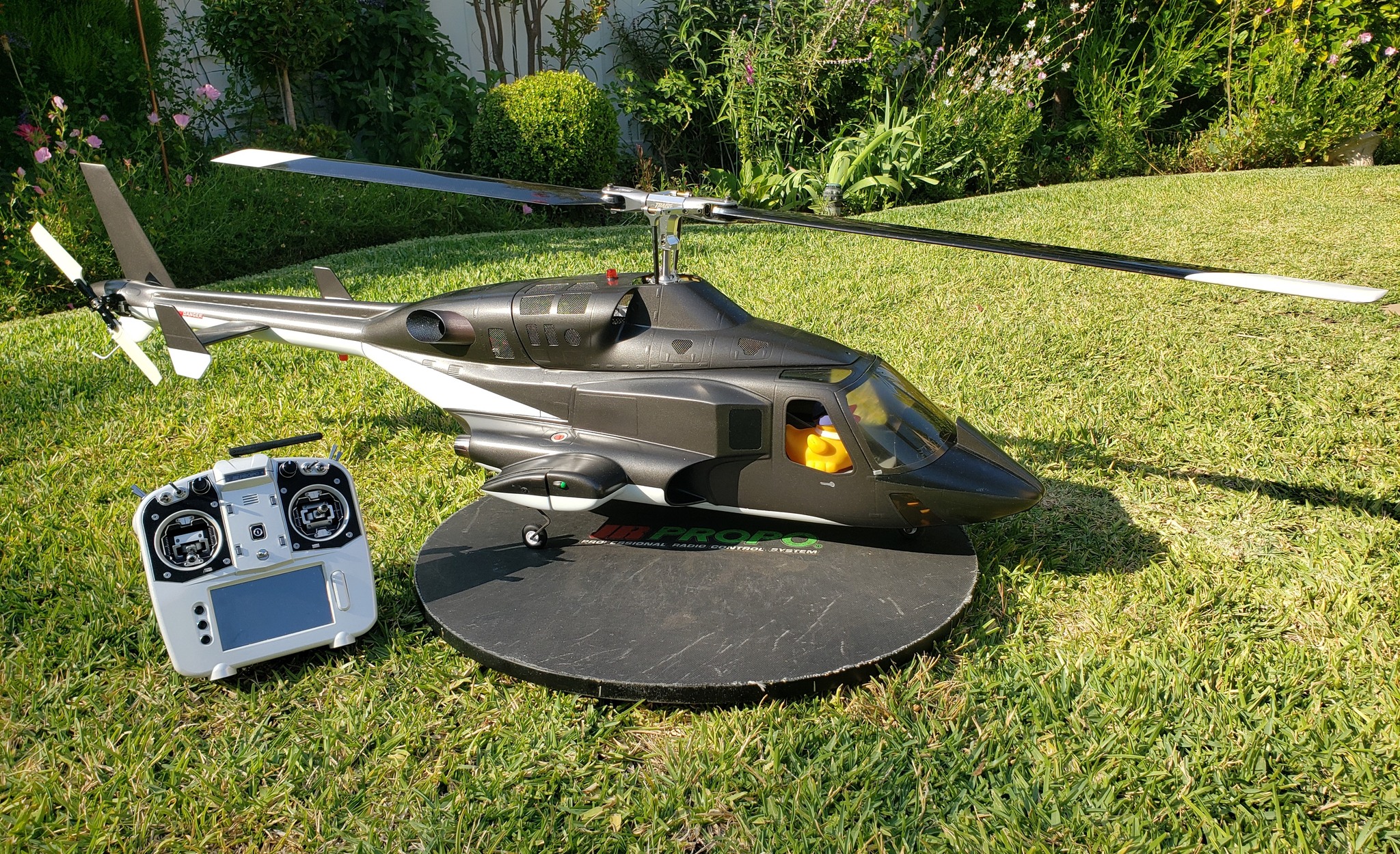 Airwolf project completion with Trex 600ESP clone mechanics