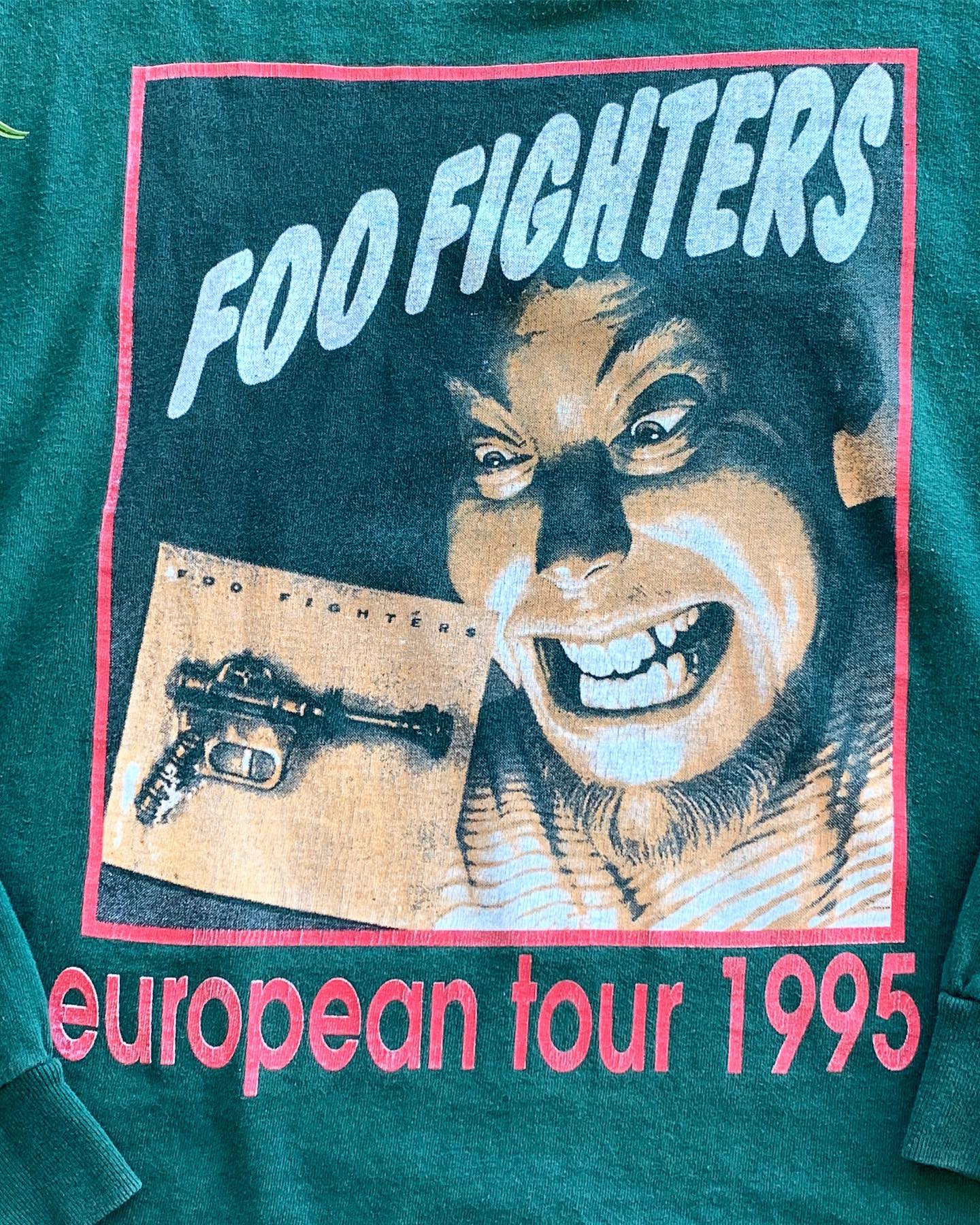 FOO FIGHTERS EUROPEAN TOUR 1995 Tシャツ
