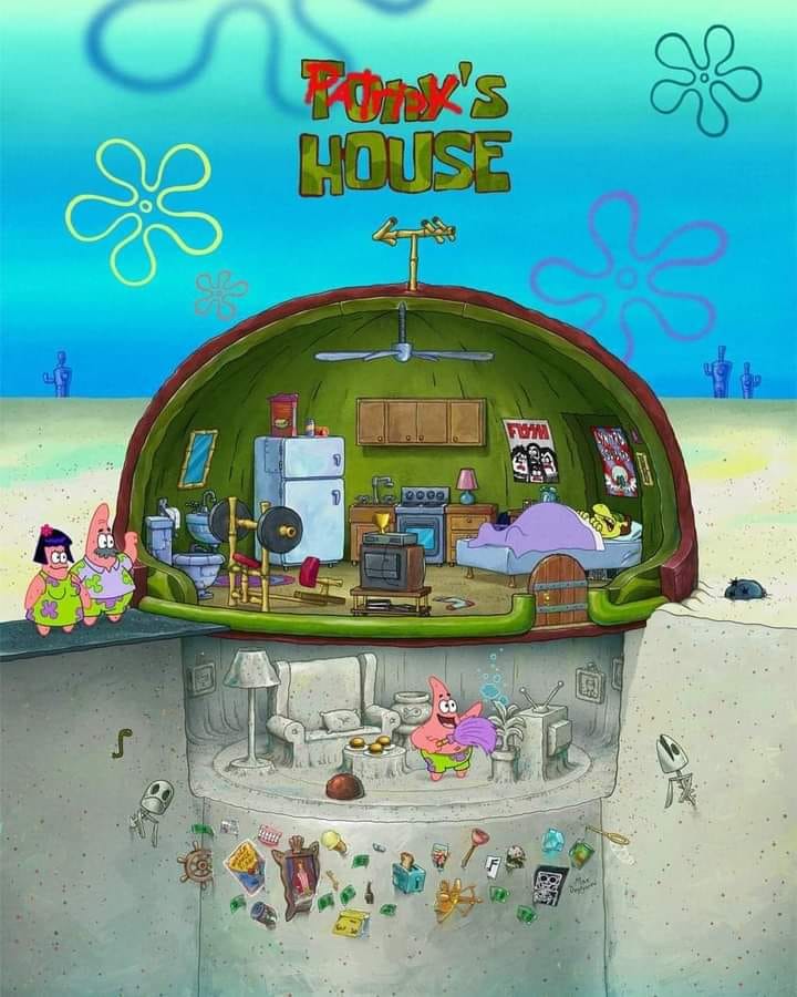 Hora De Cine 87.9 FM - Así es como se ve la casa de Patricio y Tony. La ...