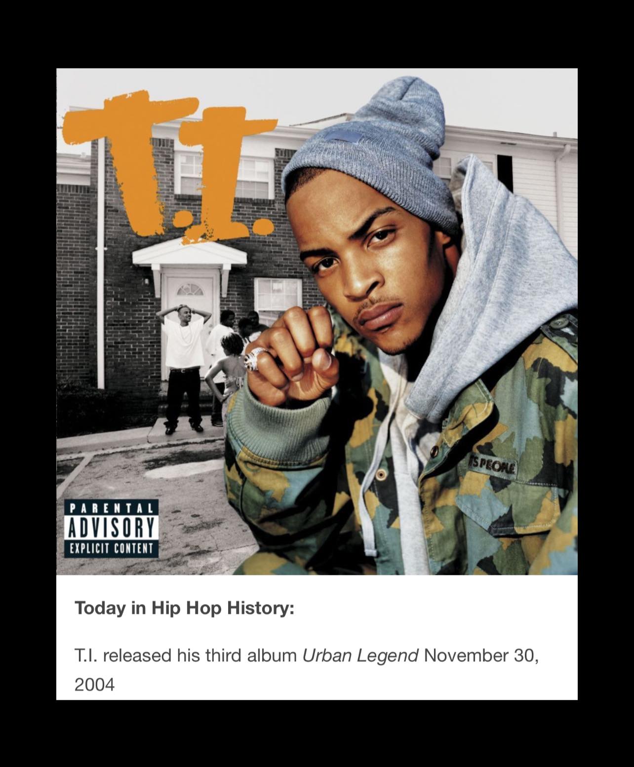 T.I.'s Urban Legend on vinyl.