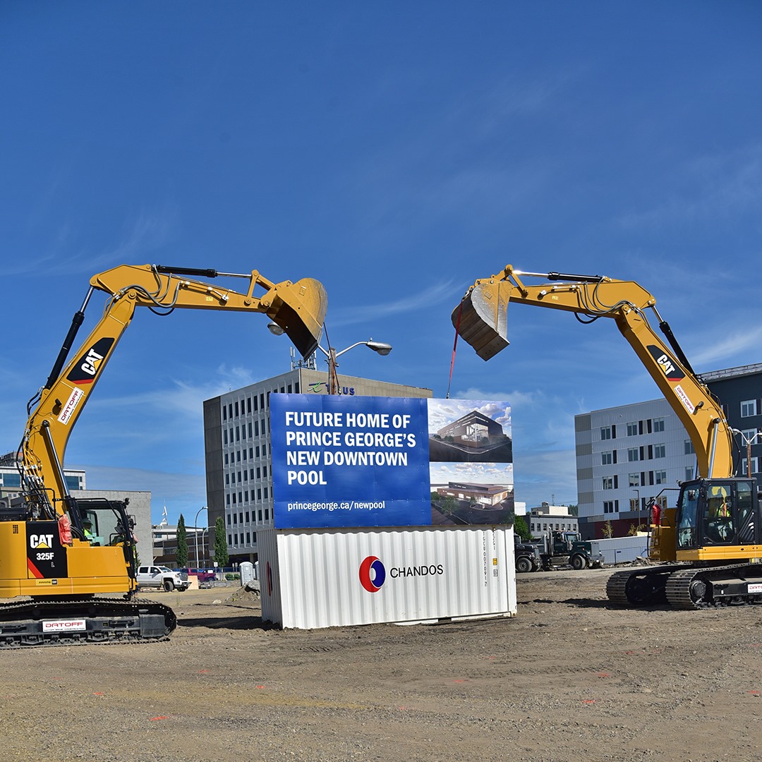 City - The ground-breaking event for the new downtown pool happened ...