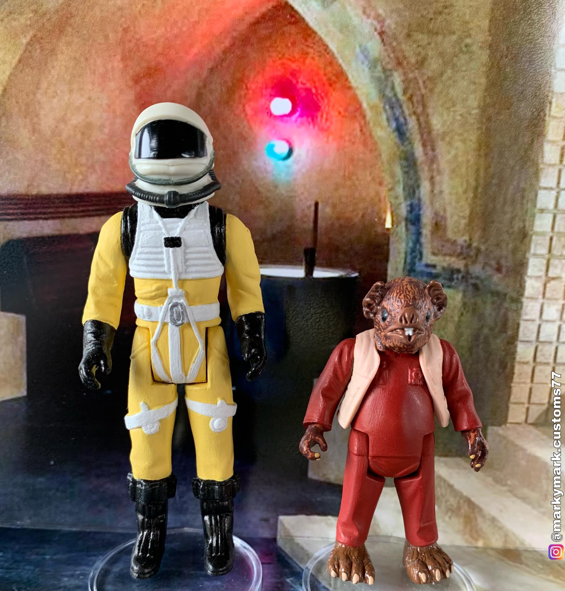Vintage Star Wars Cantina Aliens Action Figures