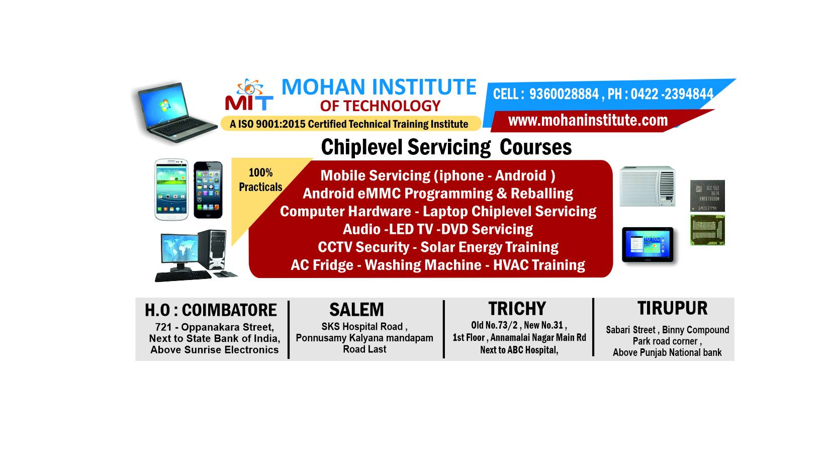 Mohan Institute of Technology | Coimbatore