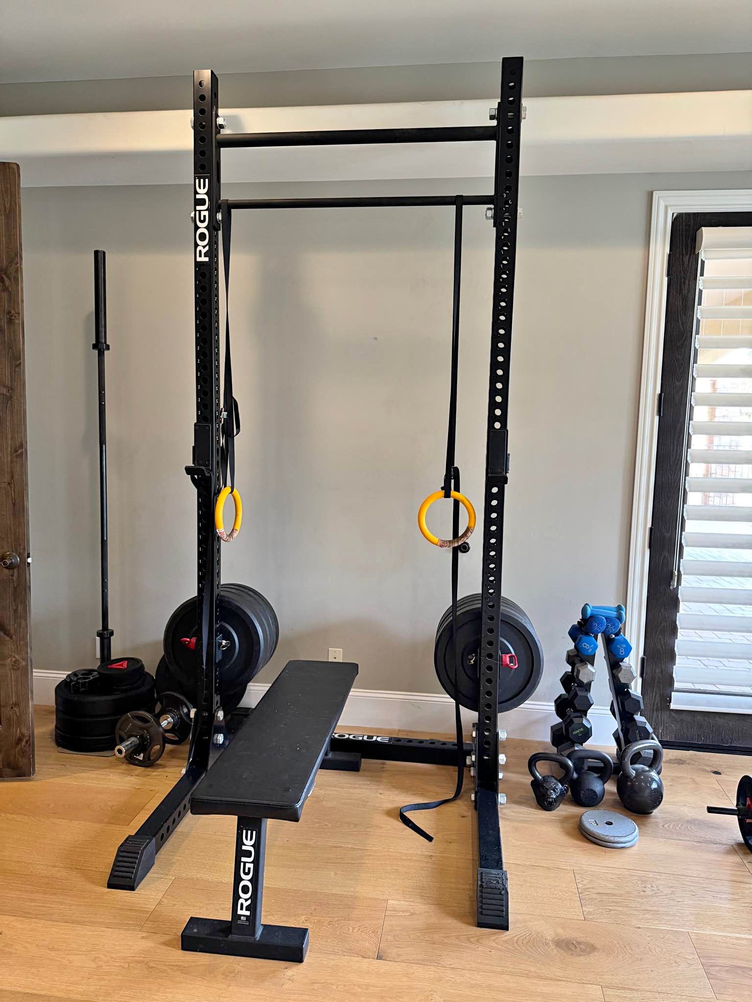 York 3 tier Pro-Hex Dumbbell Rack (dumbbells not included) - Weight ...