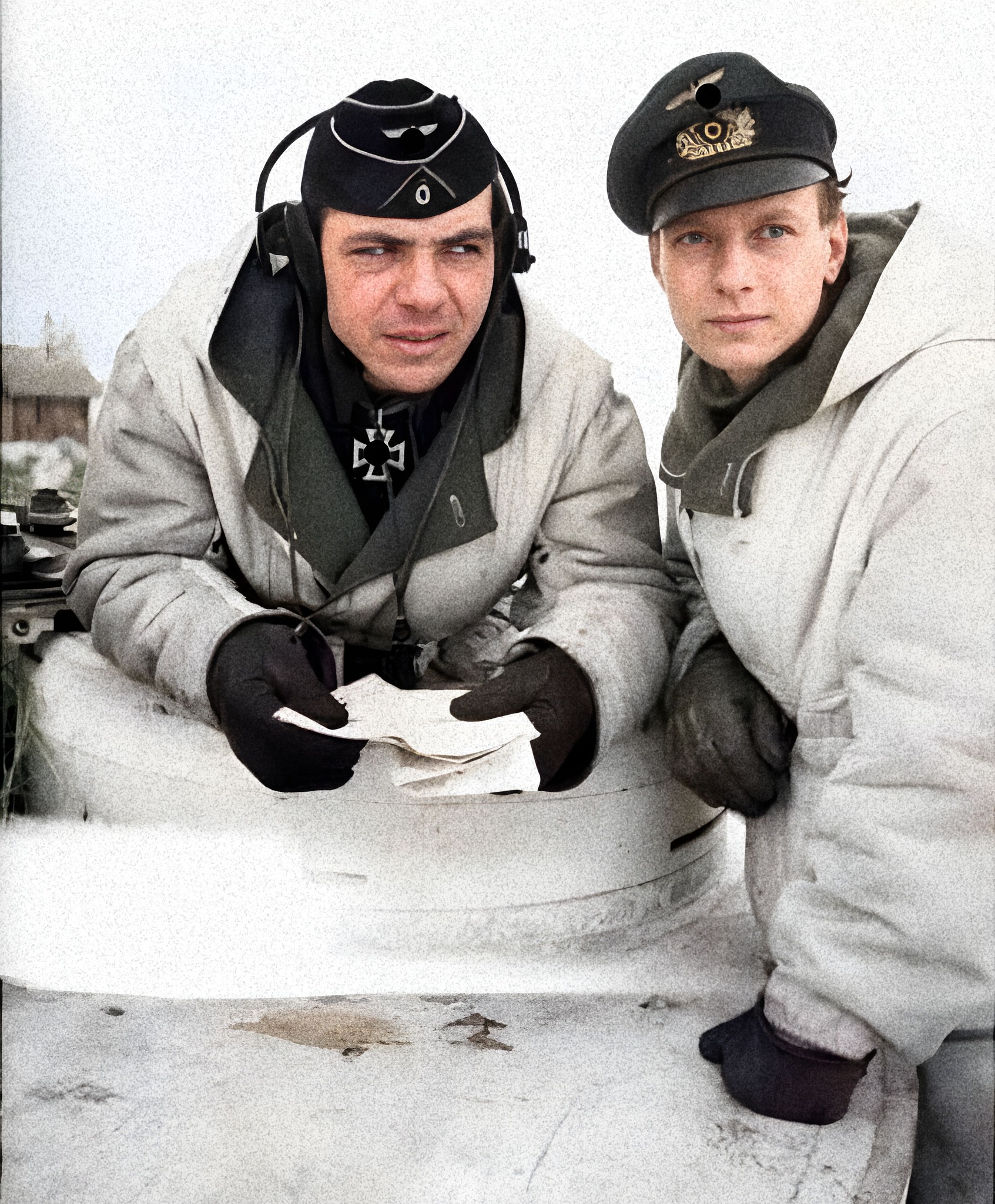 CH Inam - A Historical photo of Captain Wilhelm Knauth in the turret of ...