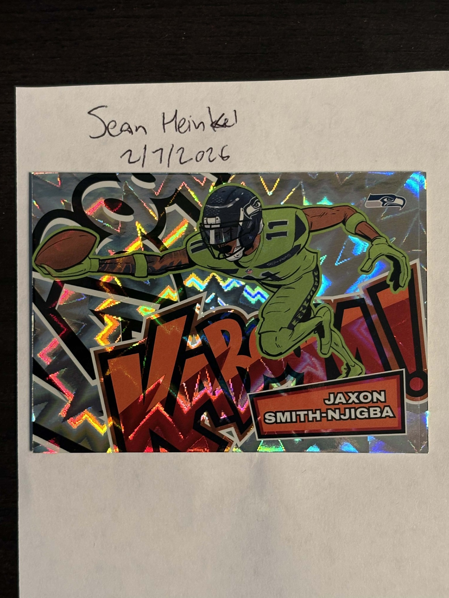 Jaxon Smith-Njigba's clutch TD lands the first Topps NOW NFL