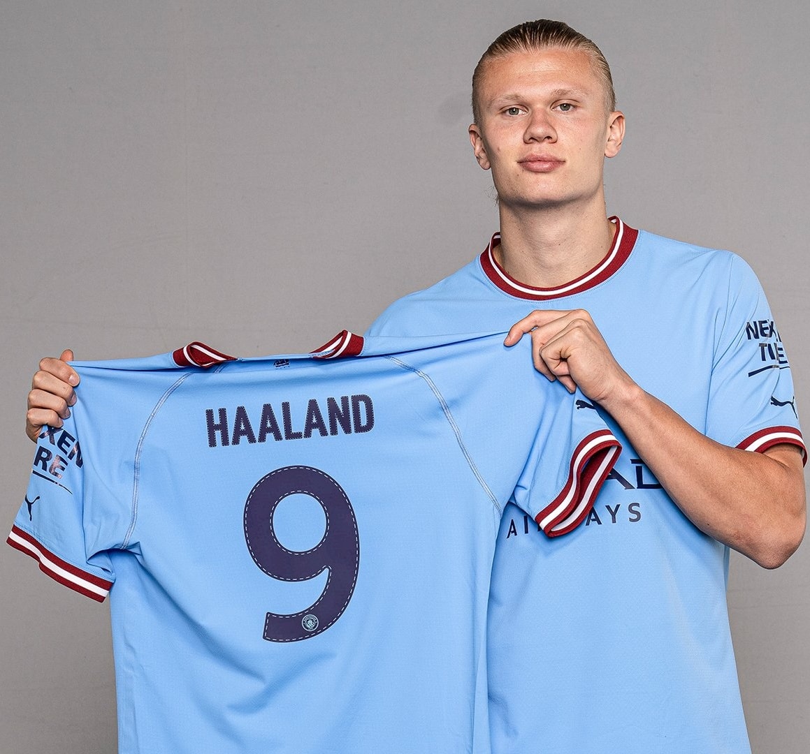 Erling Haaland to wear number 9 shirt at Manchester City