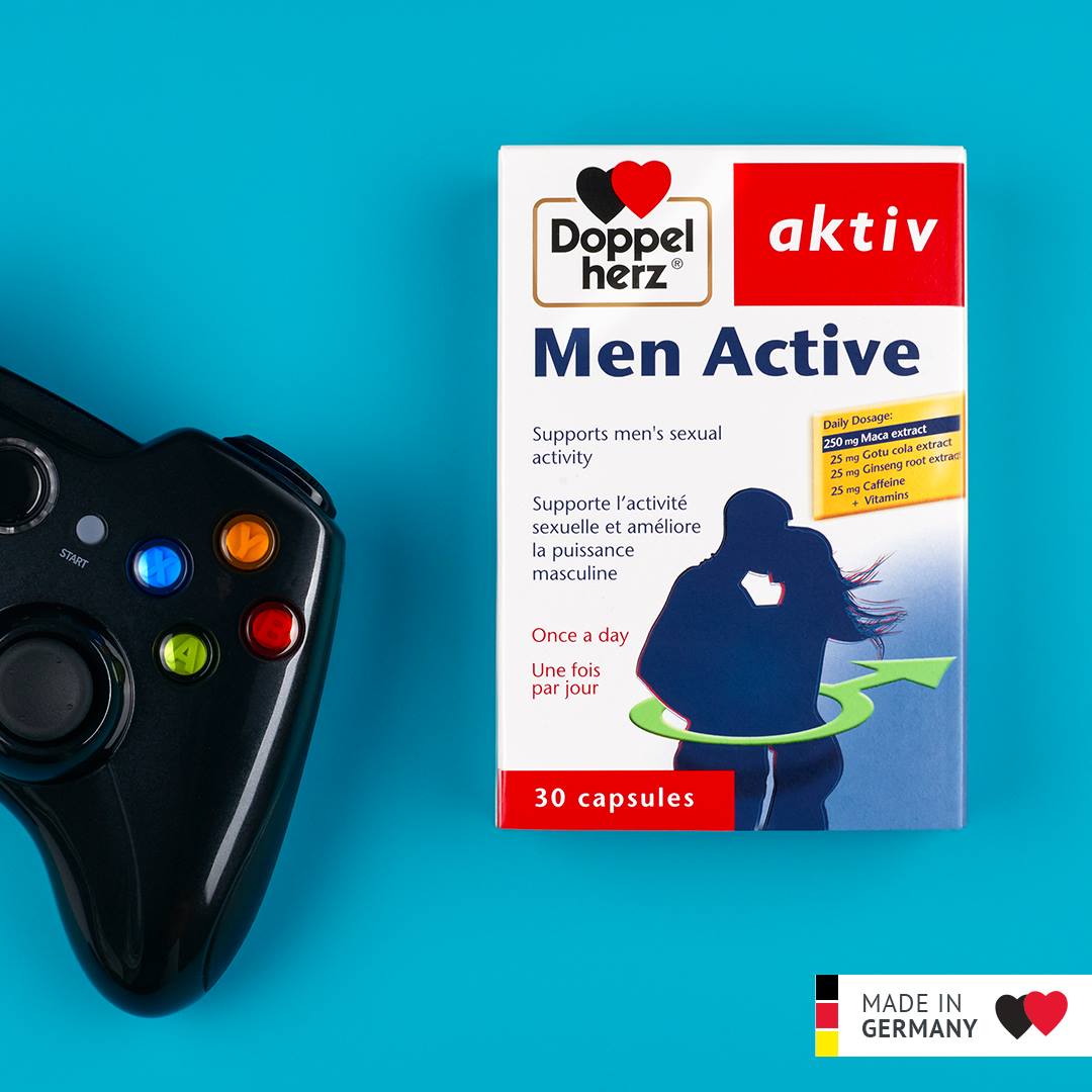 Complément Alimentaire Doppelherz Active Men - 30 Capsules, Zinc & Sélénium