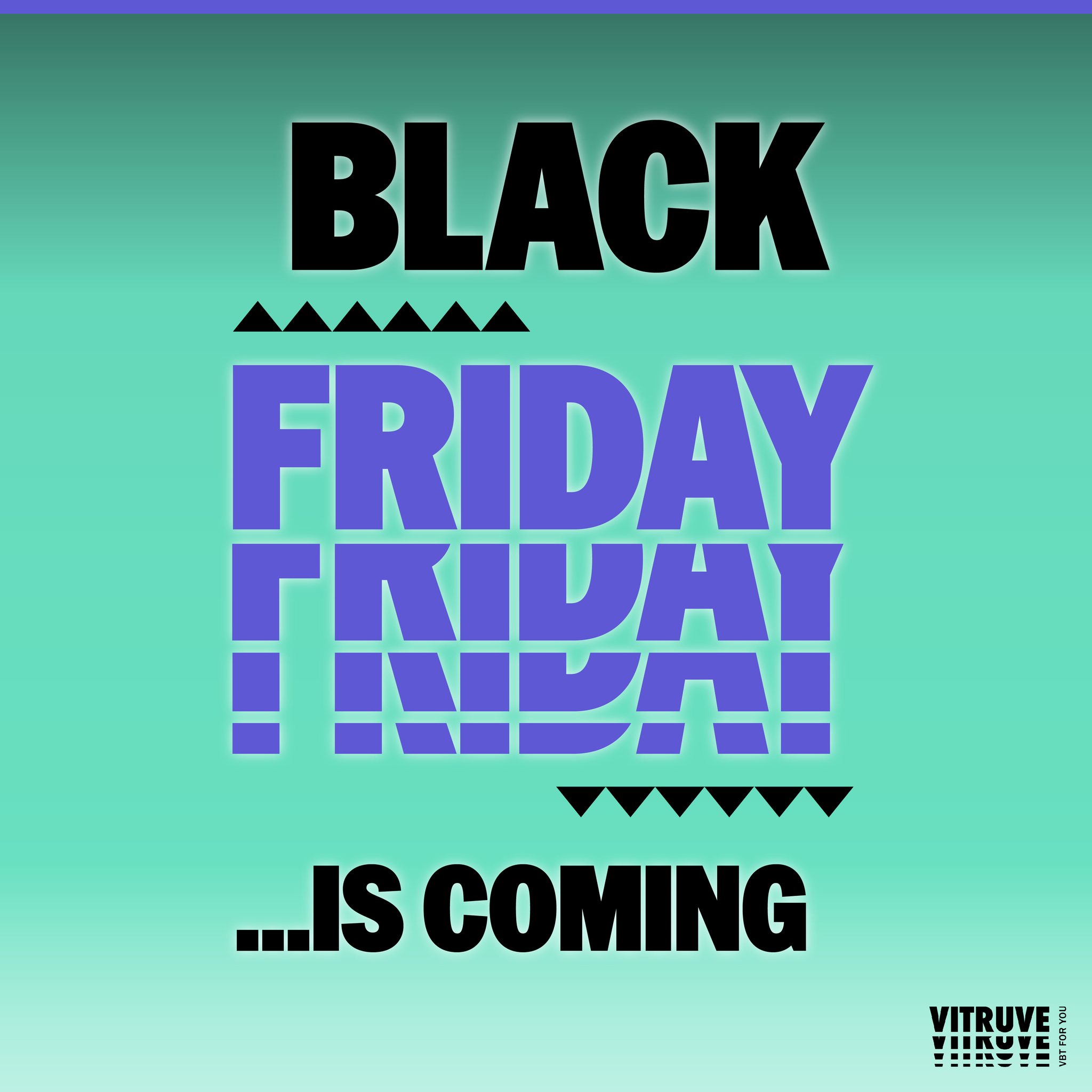 【新品】VITRUVE 【BLACK FRIDAY】 BLACK FRIDAY IS COMING TO VITRUVE. The only time of the year with