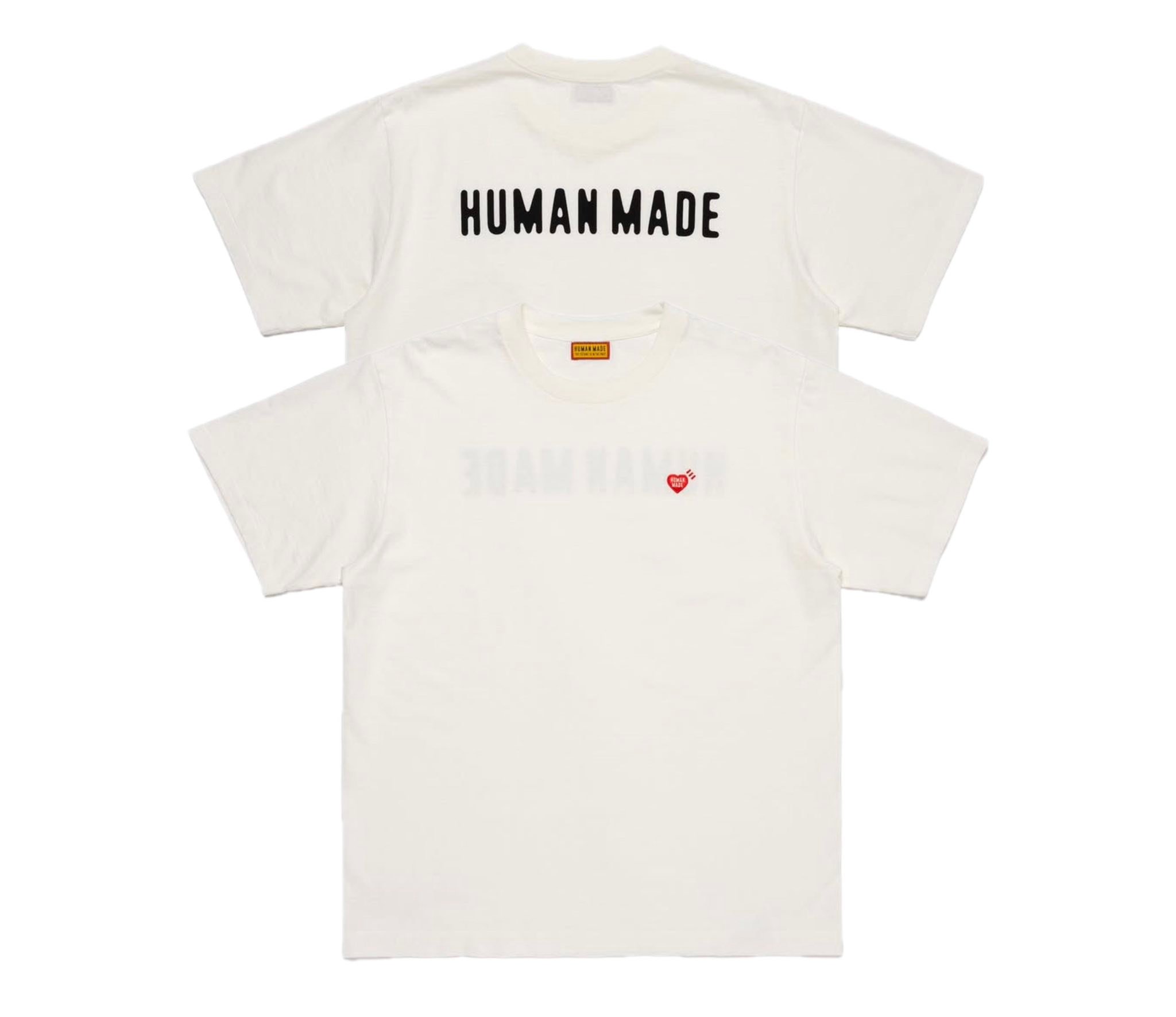 พร้อมส่ง เสื้อยืด HUMAN MADE Heart Badge ปักหัวใจสีแดง ด้านหน้า 