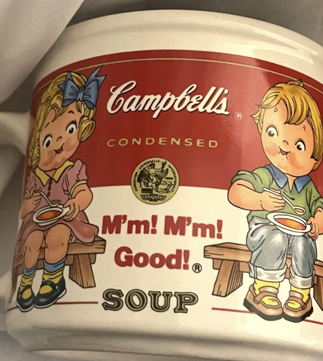 【Hanes】90s キャンベルスープ Campbell's Soup M 50 year old can of Campbells soup. With thanks