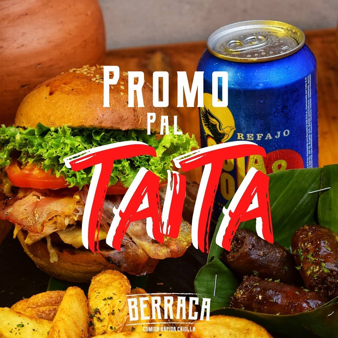 Berraca - ‼️Promo Pal Taita‼️ Hamburguesa con Pollo y Tocineta 🍔 ...