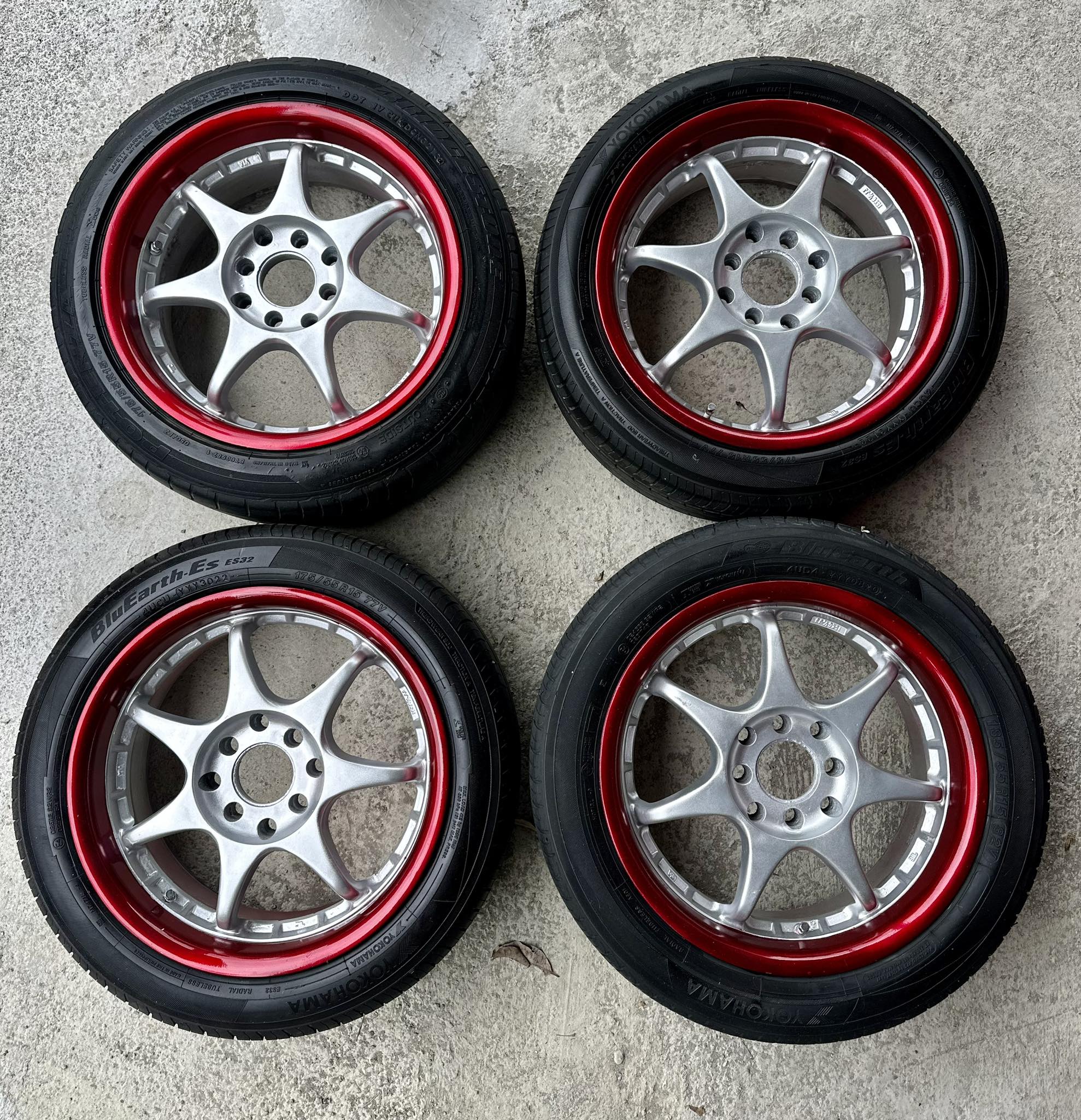 18×7 Strong original made in Japan Rims Tyres 215/45/18