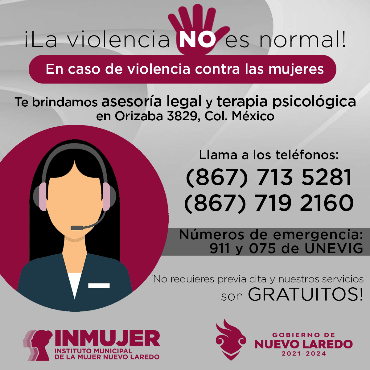 ¡La violencia no es normal! En... - Inmujer Nuevo Laredo | Facebook