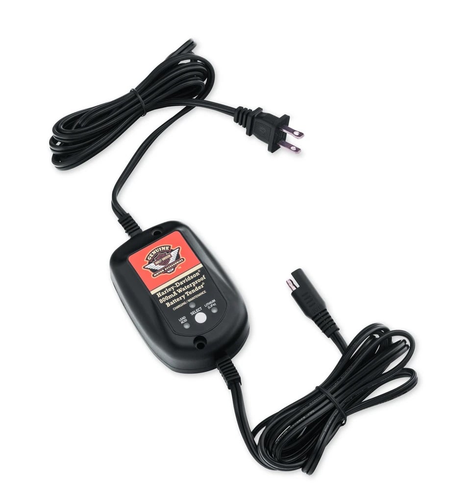 Don't forget to keep your battery up and running with the Harley