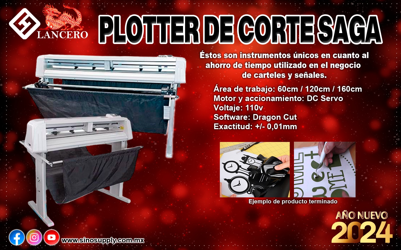 ⬛️PLOTTER DE CORTE SAGA⬛️... - Lancero Sino Supply Culiacán | Facebook