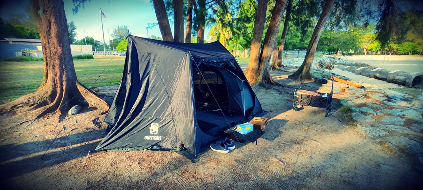Onetigris Nebula tent review with detachable floor mat