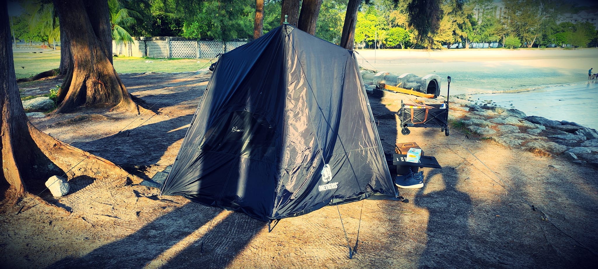 Onetigris Nebula tent review with detachable floor mat