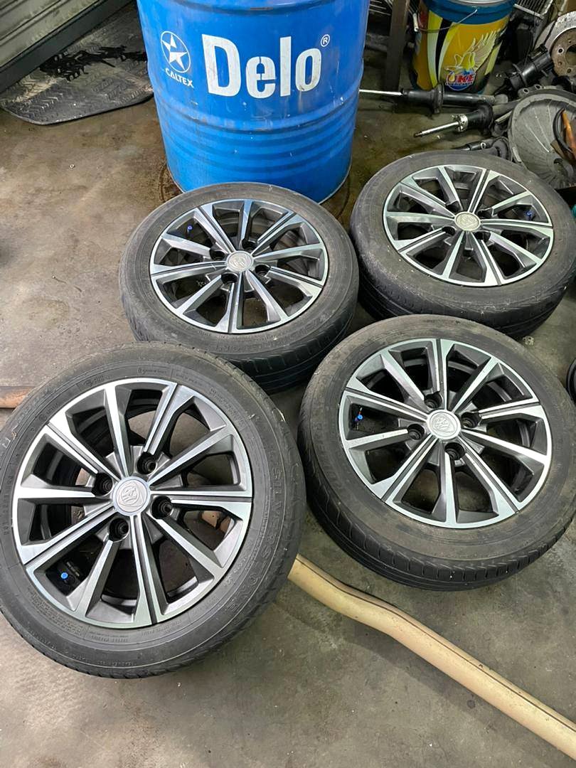 Proton iriz original rim 1 set with tyres - Car Wheels, Tires & Parts ...