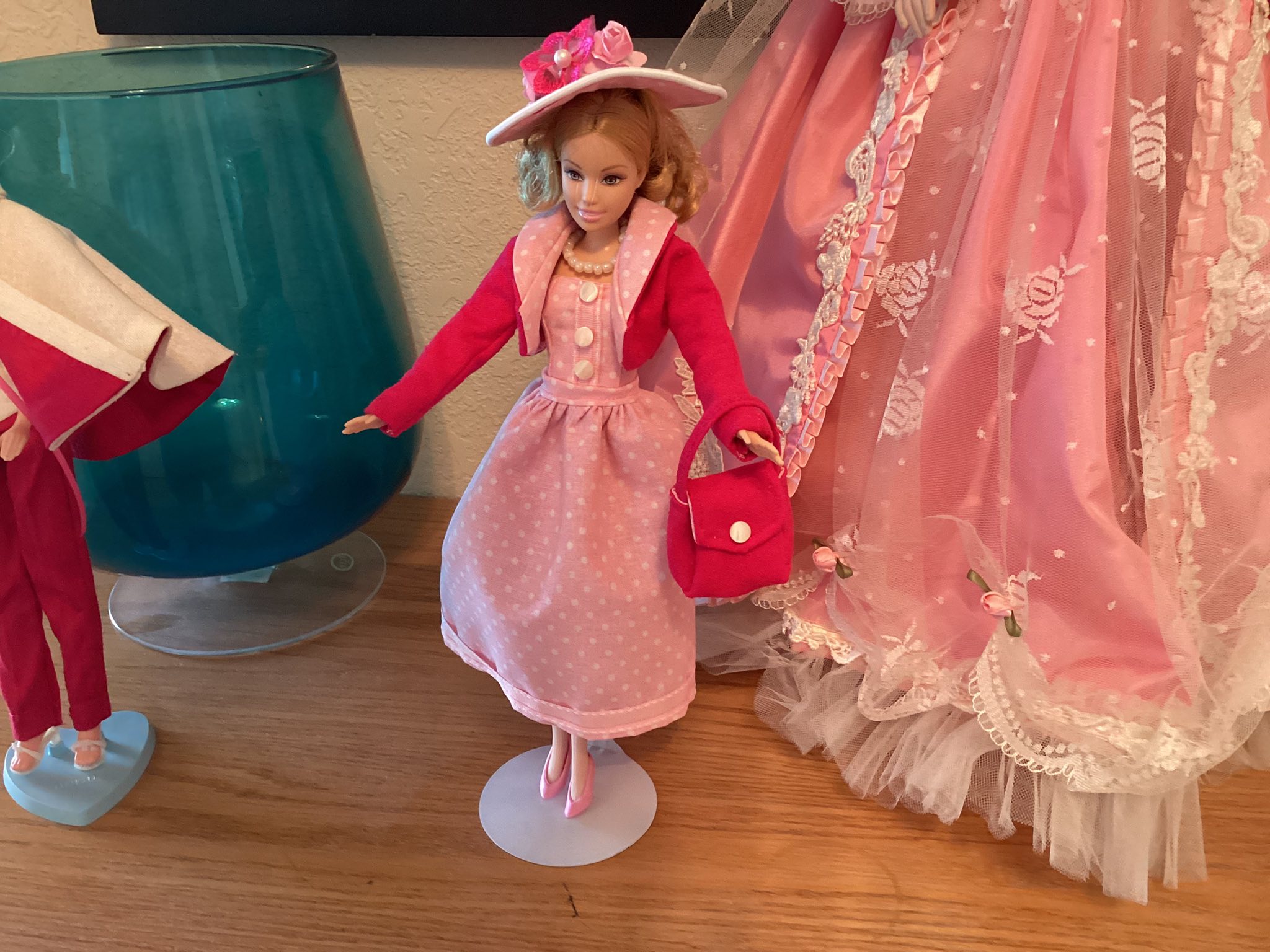 My stepdaughter asked me for a Barbie outfit, I made this one for 