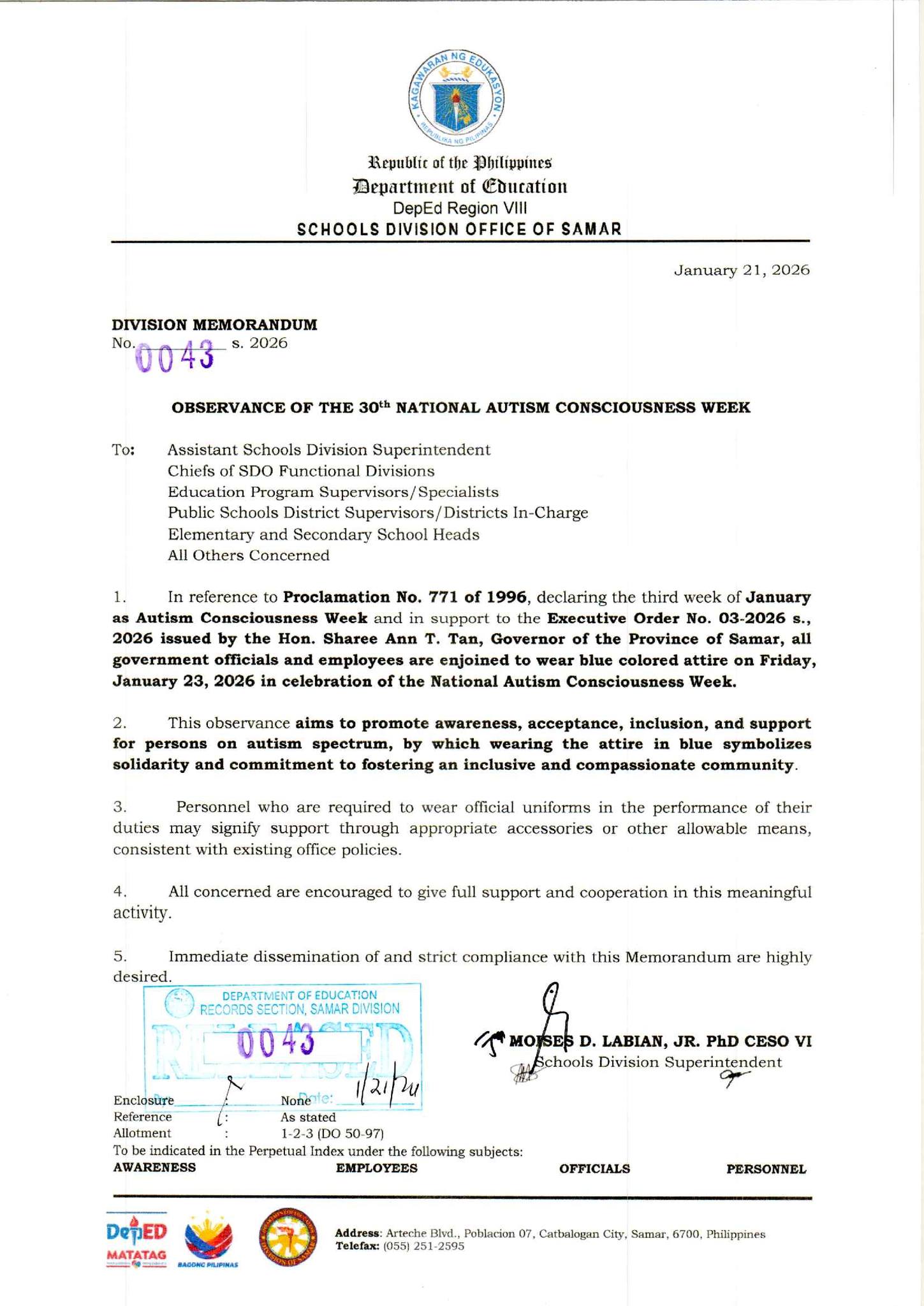 Samar ICT Community | # Division Memorandum No | Facebook