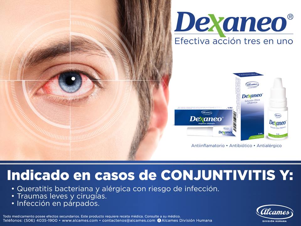 Alcames División Humana - DEXANEO®️ tratamiento de uso oftálmico y ...