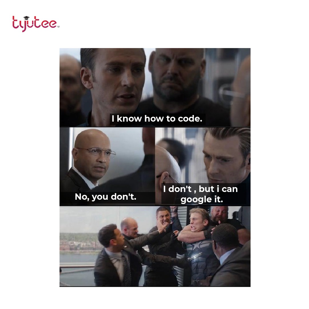 tyutee - Coding ain't googling !! #meme #memes #tyutee #codingmeme # ...