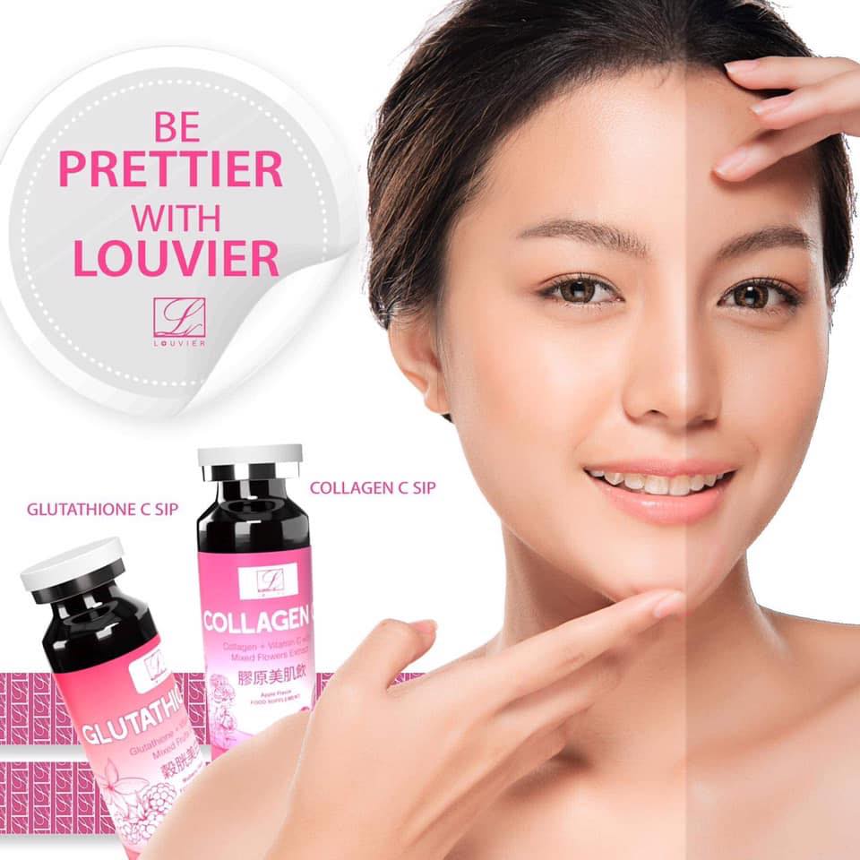 Louvier Glutathione C & Collagen C drinks
