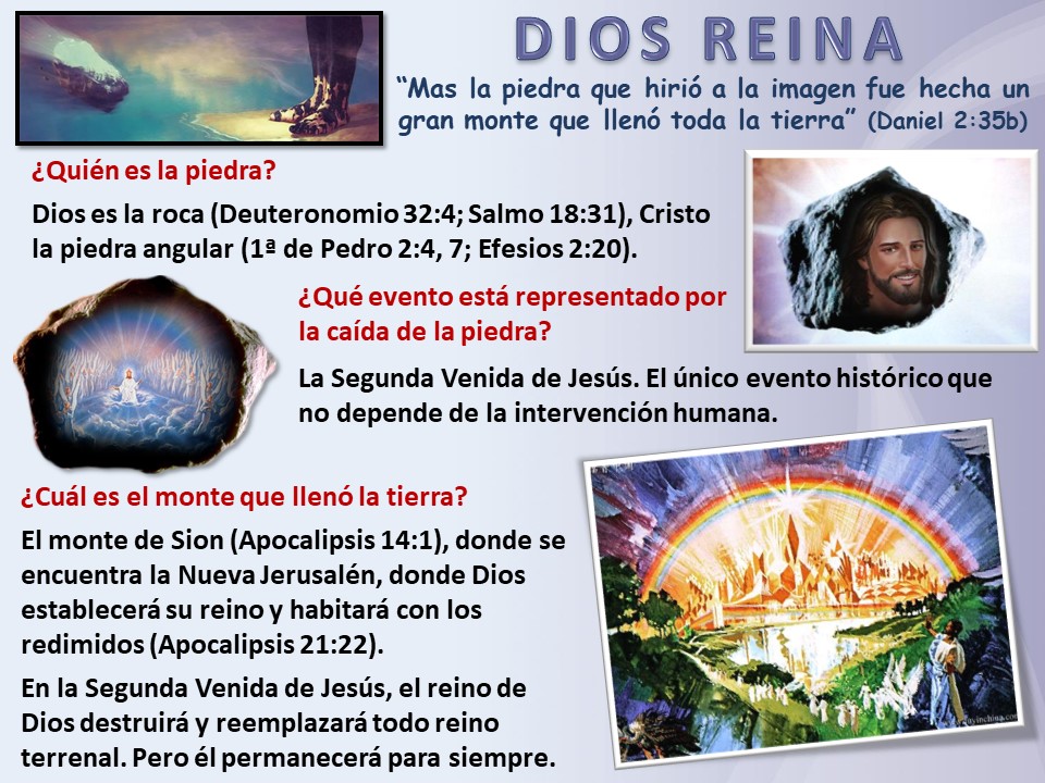Lección - Lección 3 | Jueves 16 de enero LA PIEDRA Lee Daniel 2:34, 35 ...
