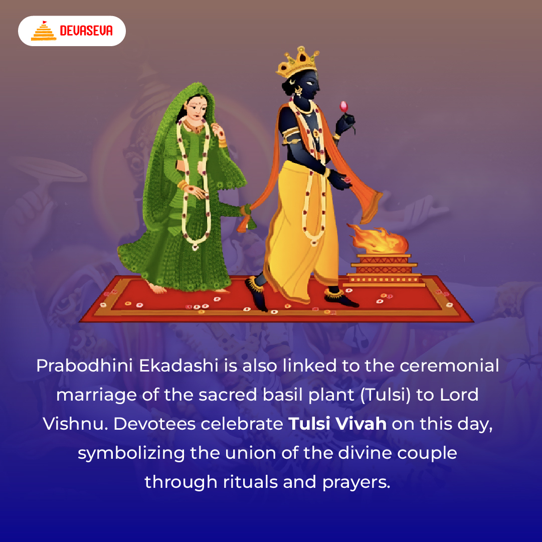 Devaseva - 🌼Prabodhini Ekadashi is a sacred day that marks...