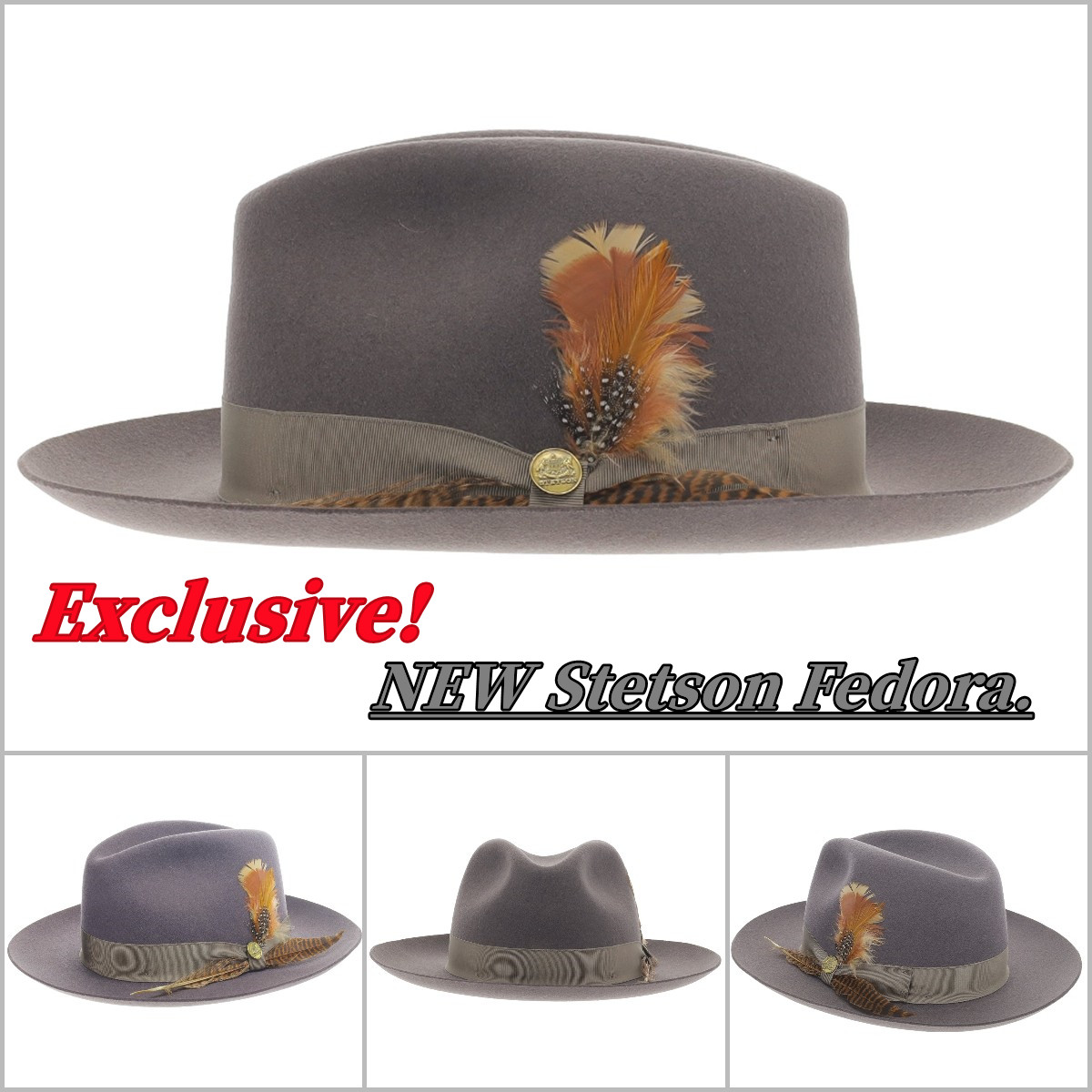 ミント 50s VINTAGE STETSON whippet 1/2 60cm