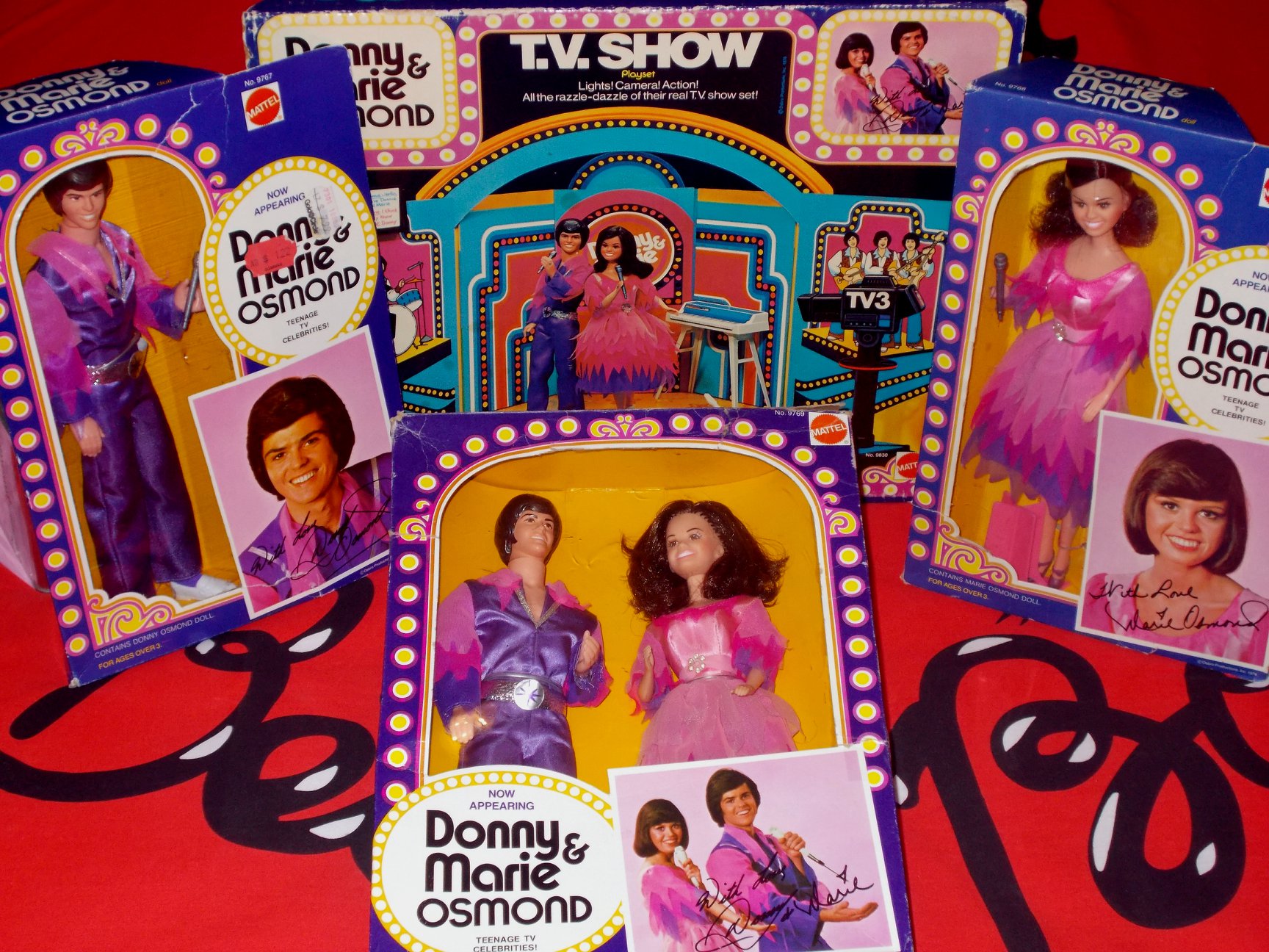 My Donny & Marie Osmond Barbie collection.