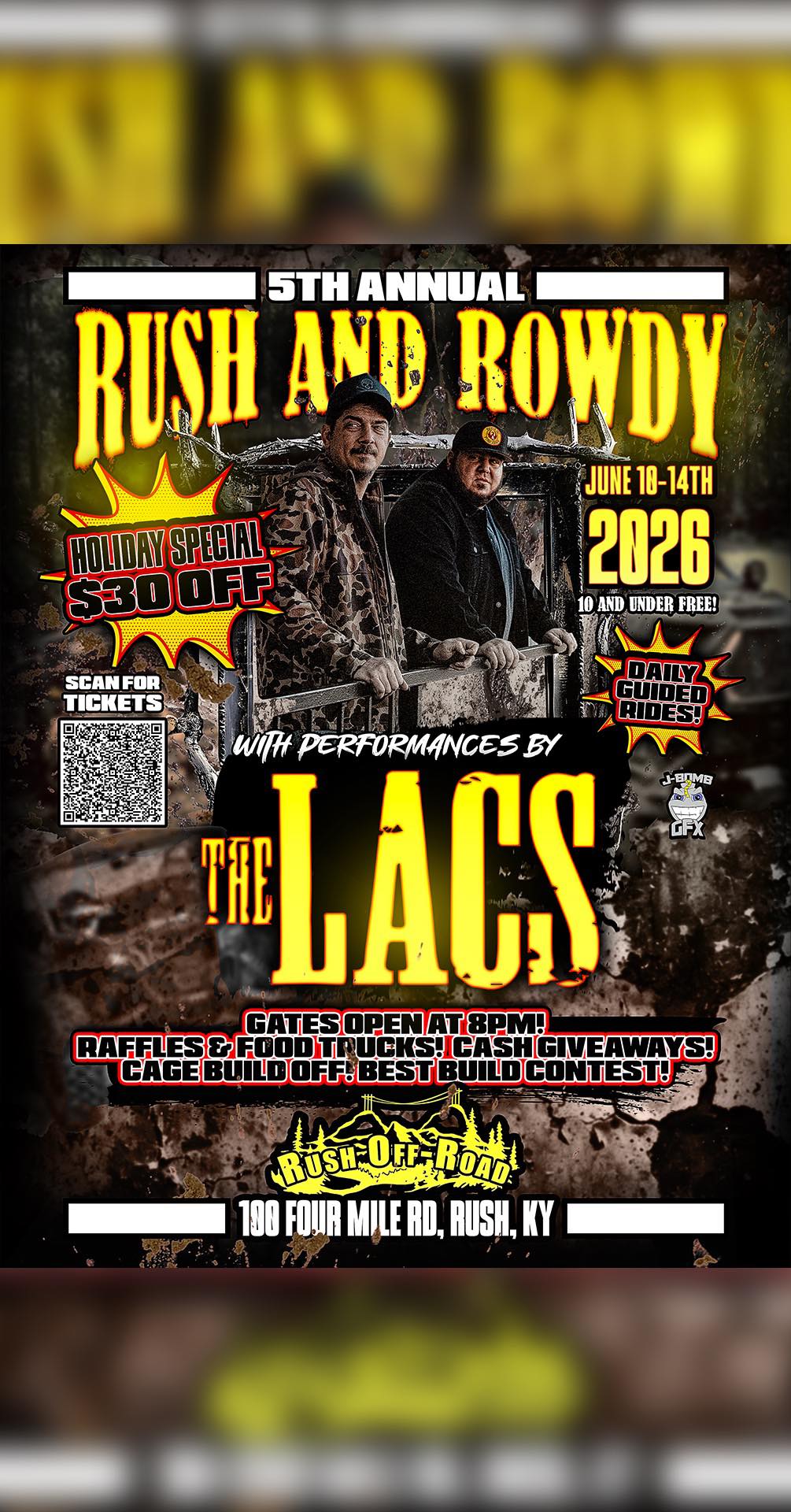 Rush and Rowdy 2026 tickets available