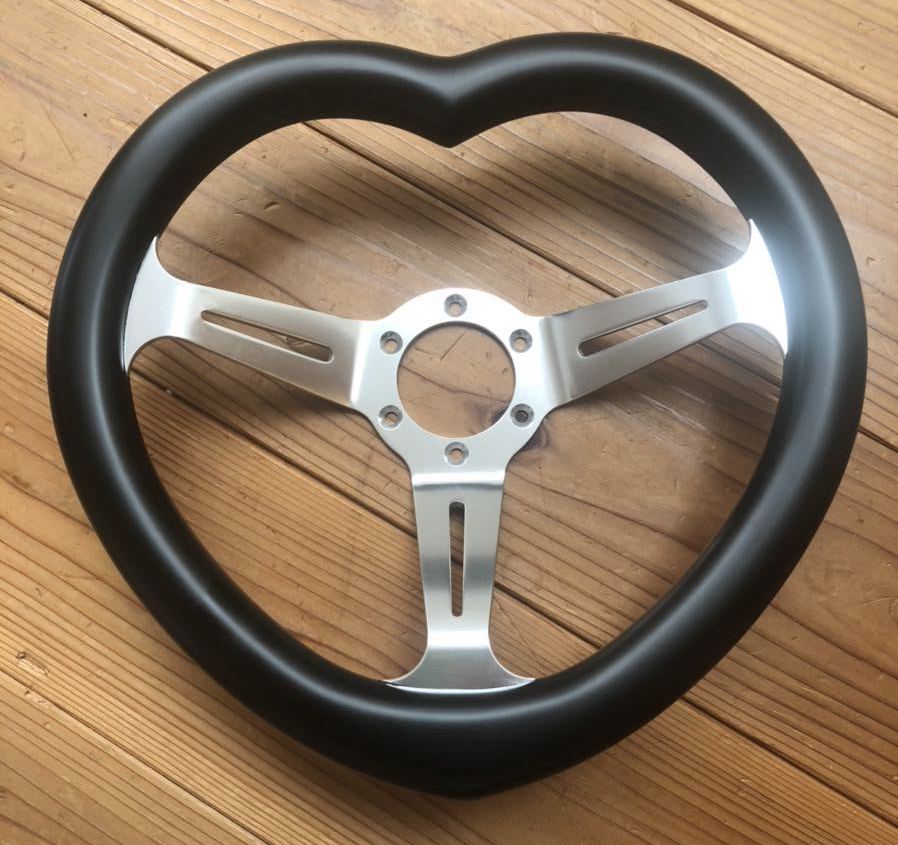 Found in Japan: It's a heart-shaped steering wheel that's made in