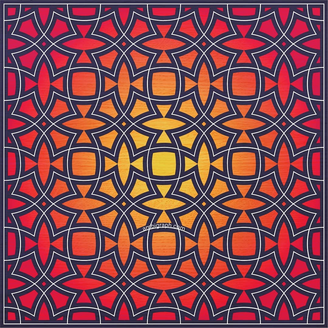 Ambigraph - A curvilinear four-fold pattern inspired by... | Facebook