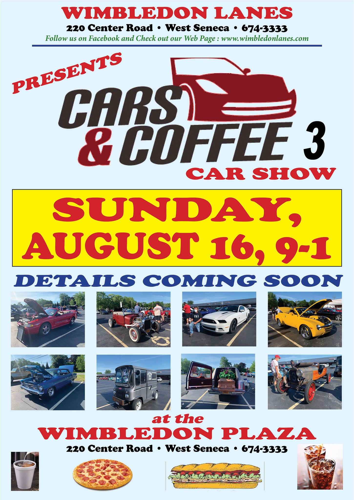 Coming August 16! Wimbledon Lanes 7166743333 Facebook