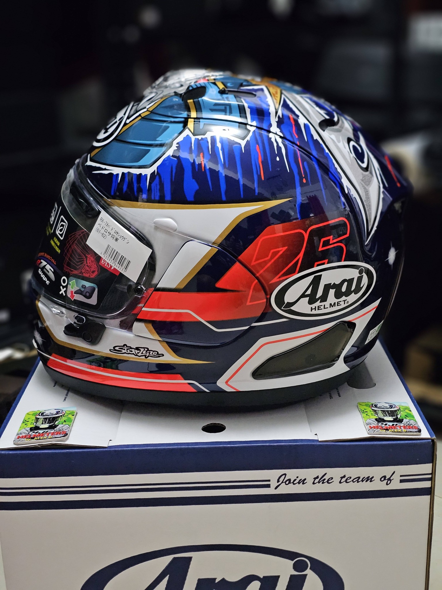 37,000 brandnew january 2026 production date ARAI RX7X PEDROSA 