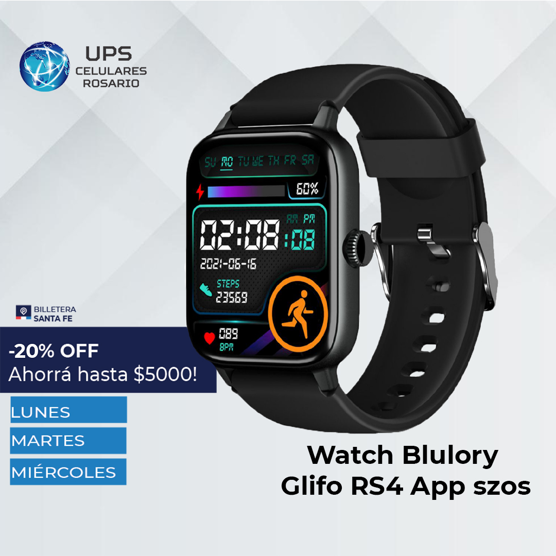 ⌚ #Smartwatch #BluloryGlifo #RS4... - UPS CELULARES ROSARIO | Facebook