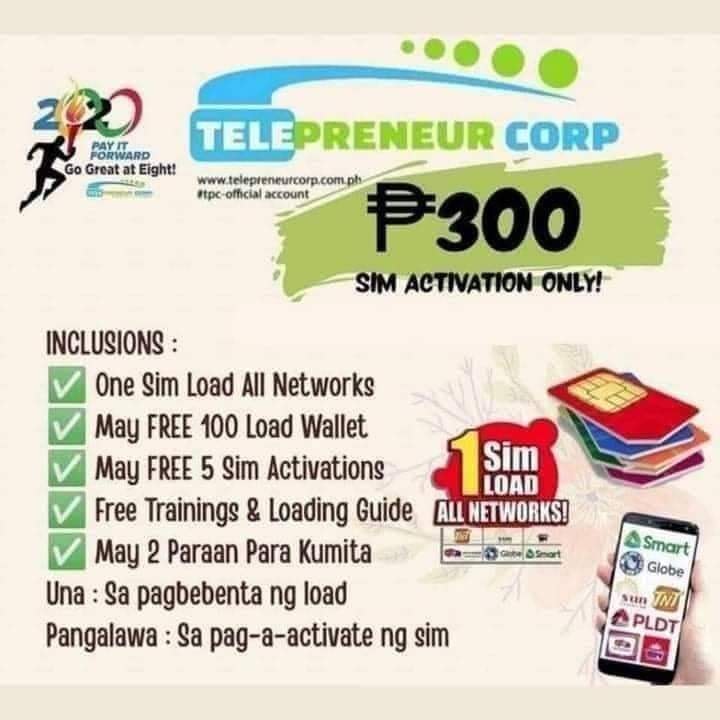 TPC E-Loading Business ONE SIM LOADS ALL Networks | Bacolod CIty