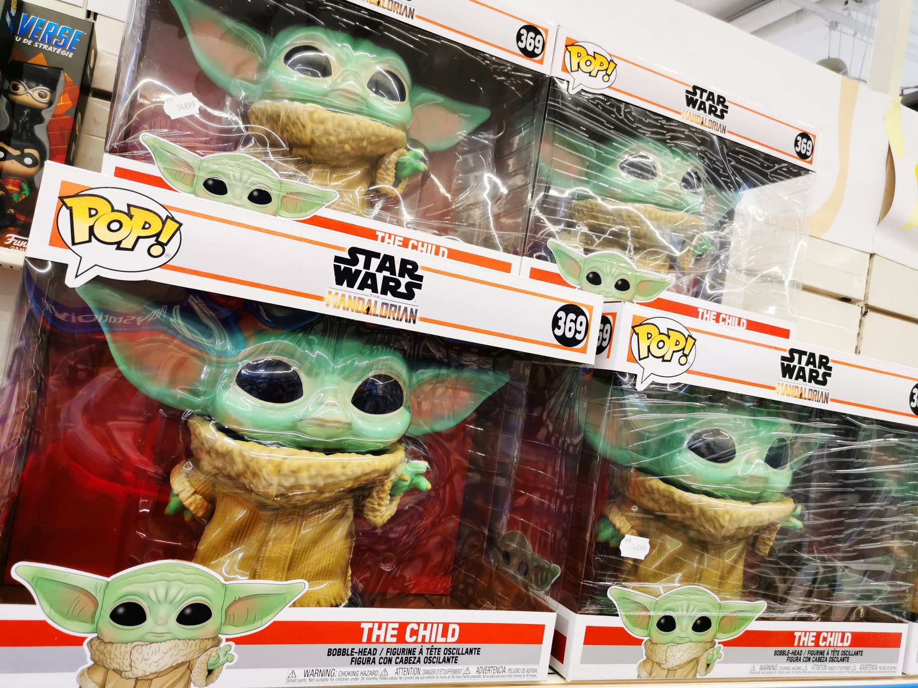 Funko - Figurine Grogu (Bébé Yoda) - Star Wars: The Mandalorian - BD Objet