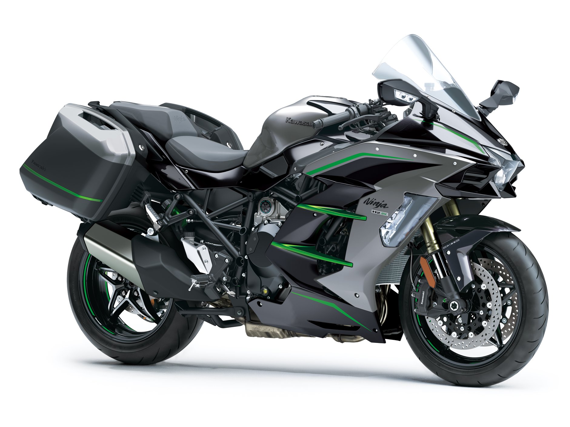 Luxury and power. The updated 2023 #NinjaH2 SX SE combines the