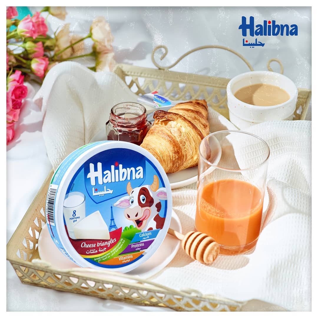 صباحكم سعيد 😊 #جبنة_مثلثات #حليبنا... - حليبنا - Halibna