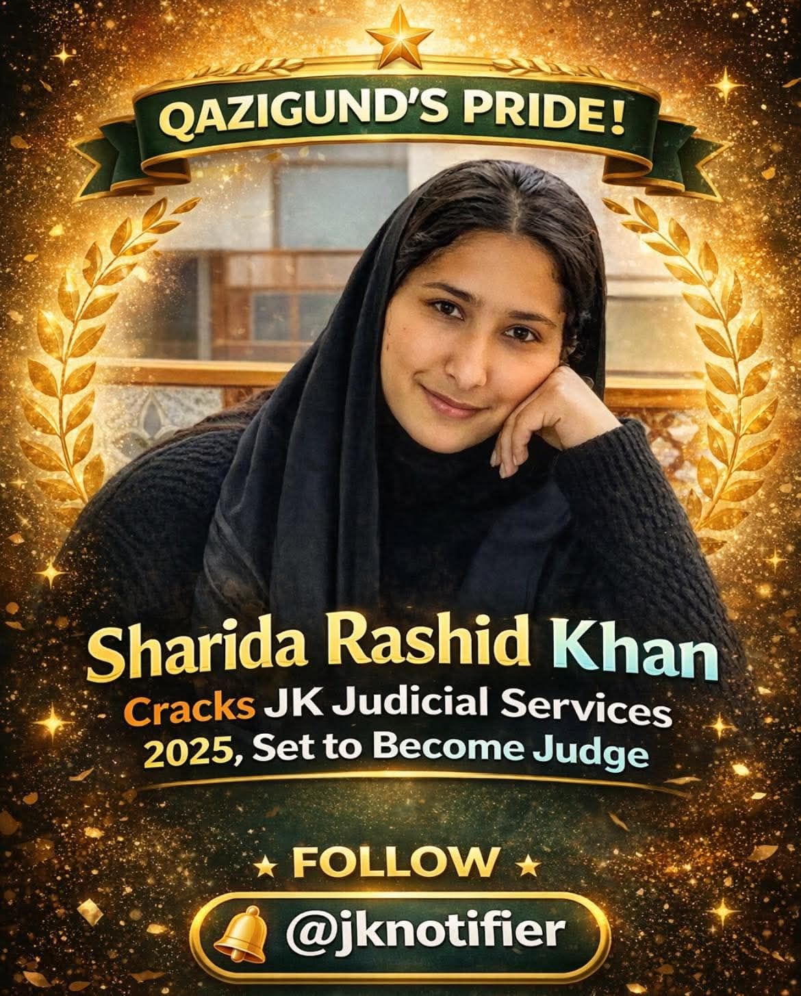 Warm congratulations to Sharda Rashid... - Zahid Pervaiz Khan | Facebook