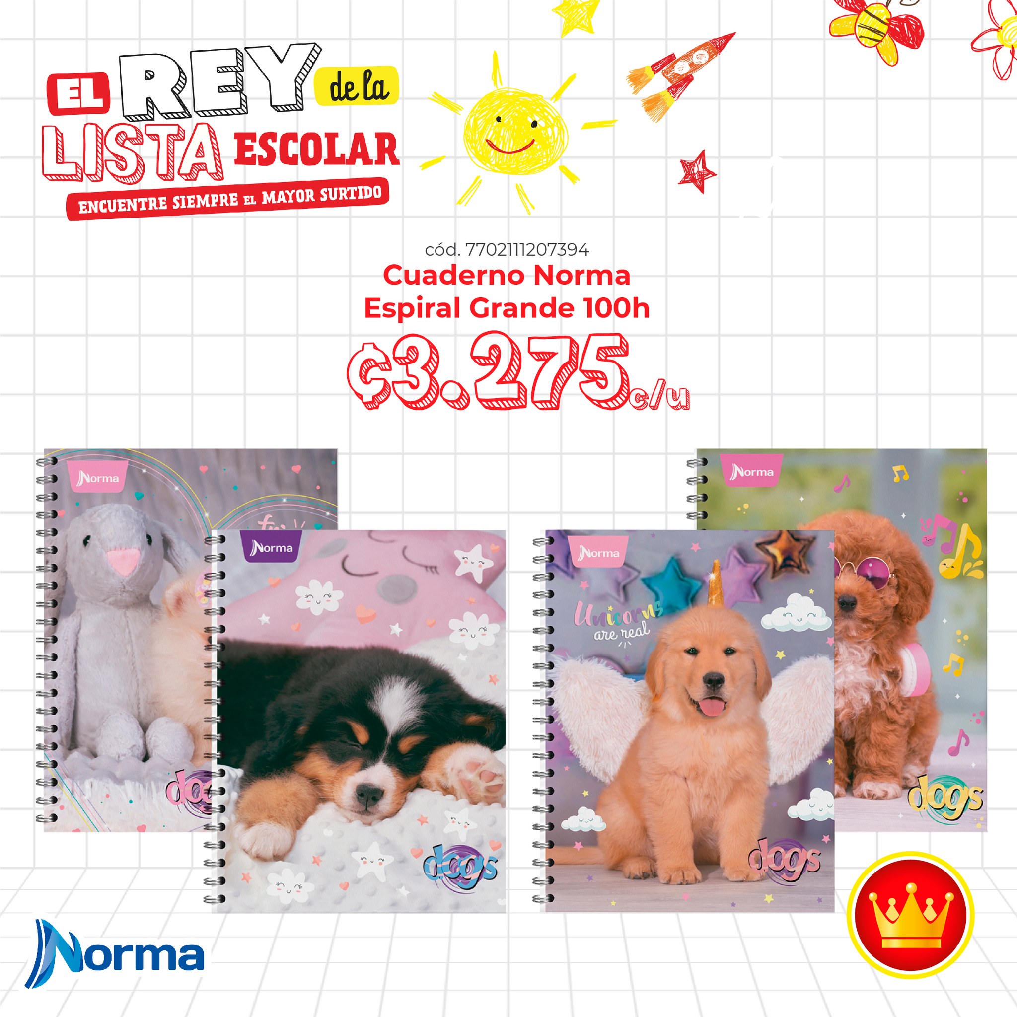 Los cuadernos Norma llegaron con gran... - Almacenes El Rey