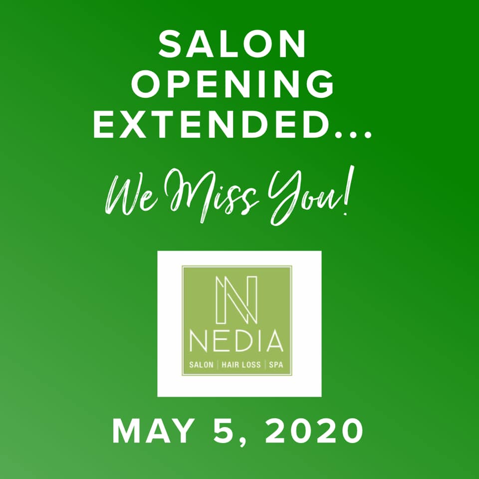 Nedia Salon - 💚 COVID-19 Updates At Nedia 💚 WE ARE...