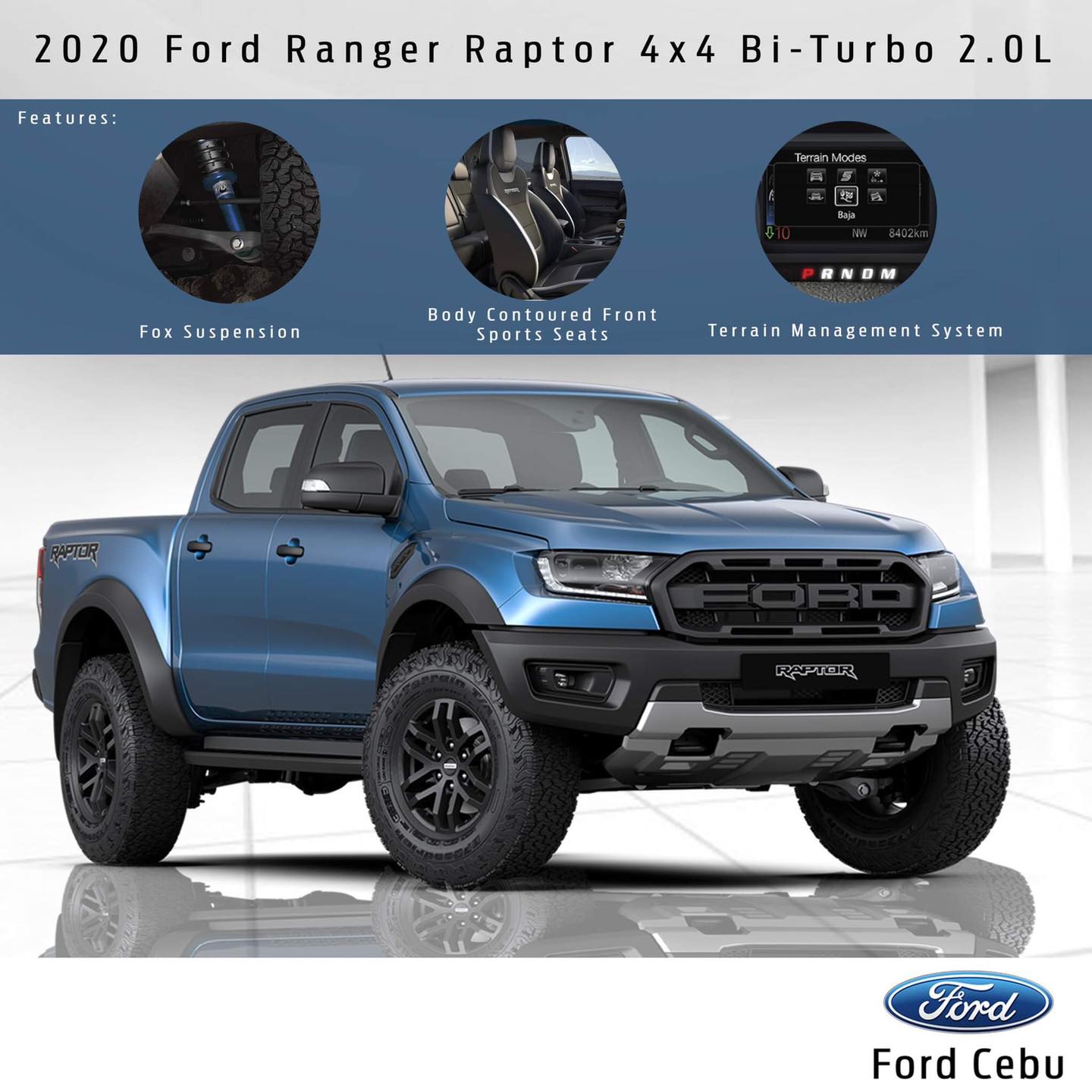 Ford Cebu - The Off Road Warrior With Ford Ranger Raptor,...