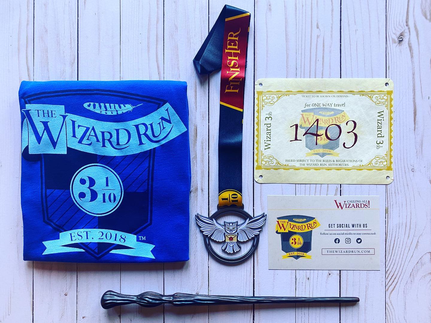 Wizard Run - The classic CREST virtual 5K run/walk package...